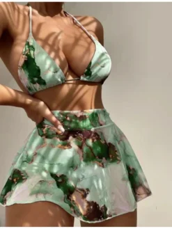 Sexy Two Piece Printed Swimsuits For Women