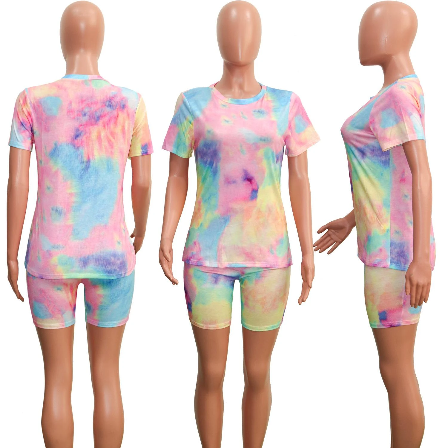 Women Casual Tie Dye 2 Piece Pant Sets - Image 2