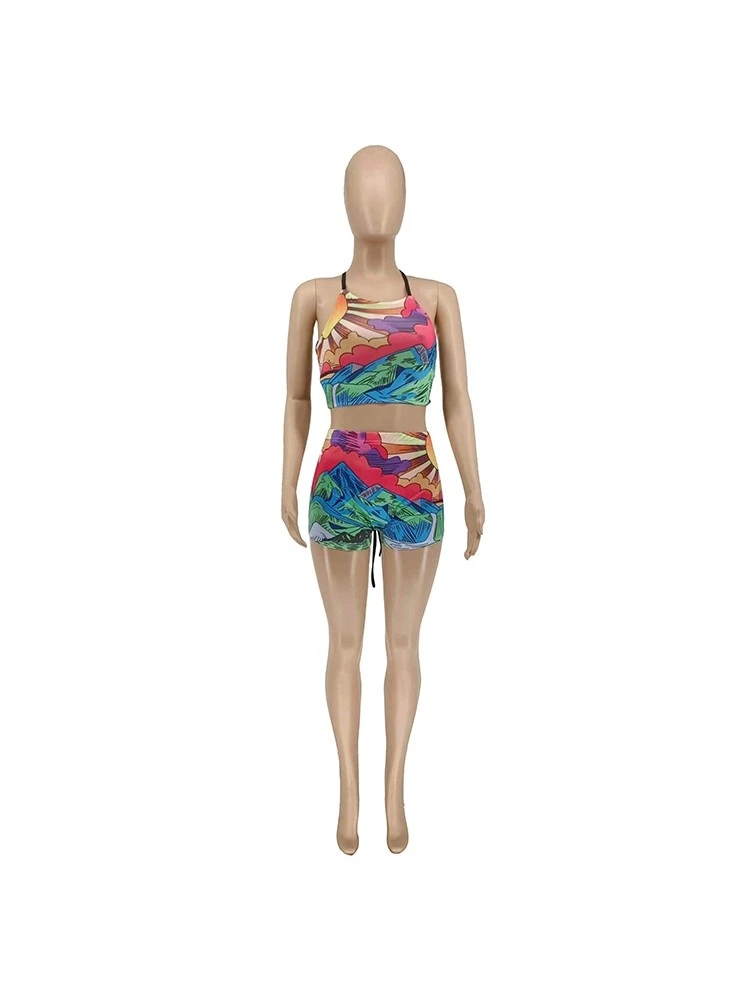 Fashion Printing Bandage Swim Women's Bikini - Image 4