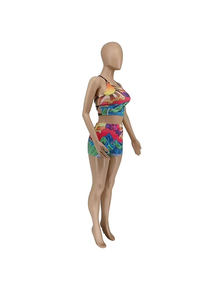 Fashion Printing Bandage Swim Women's Bikini - Image 6