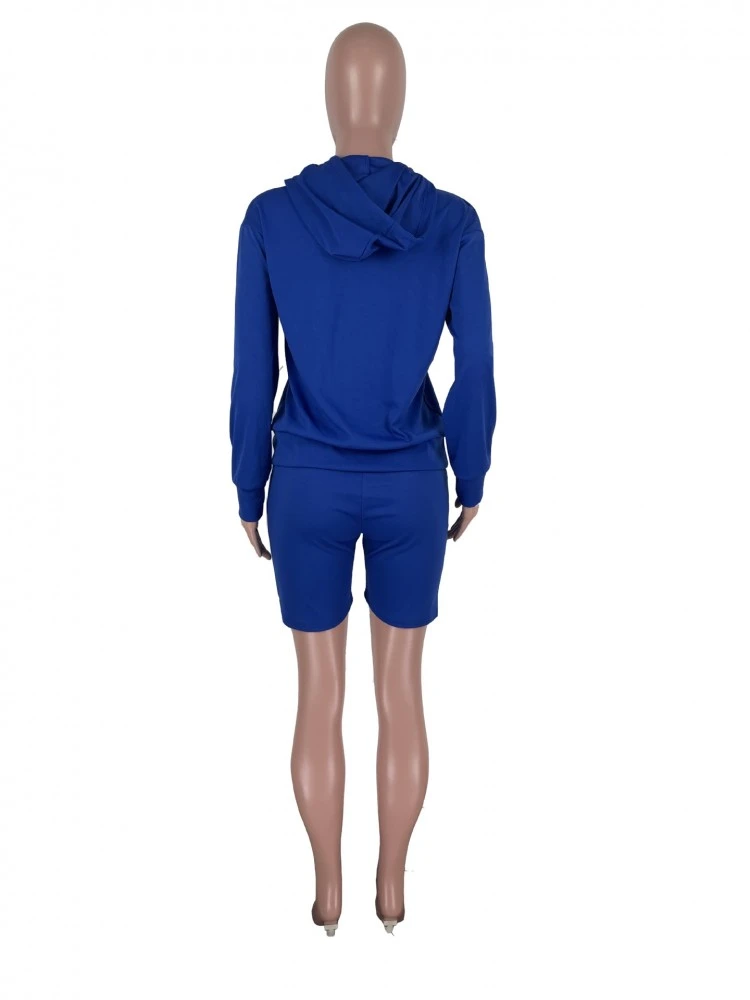 Letter Printed Fall Matching 2 Piece Jogger Sets - Image 4