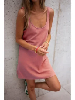 Casual Sleeveless Tank Dresses For Women