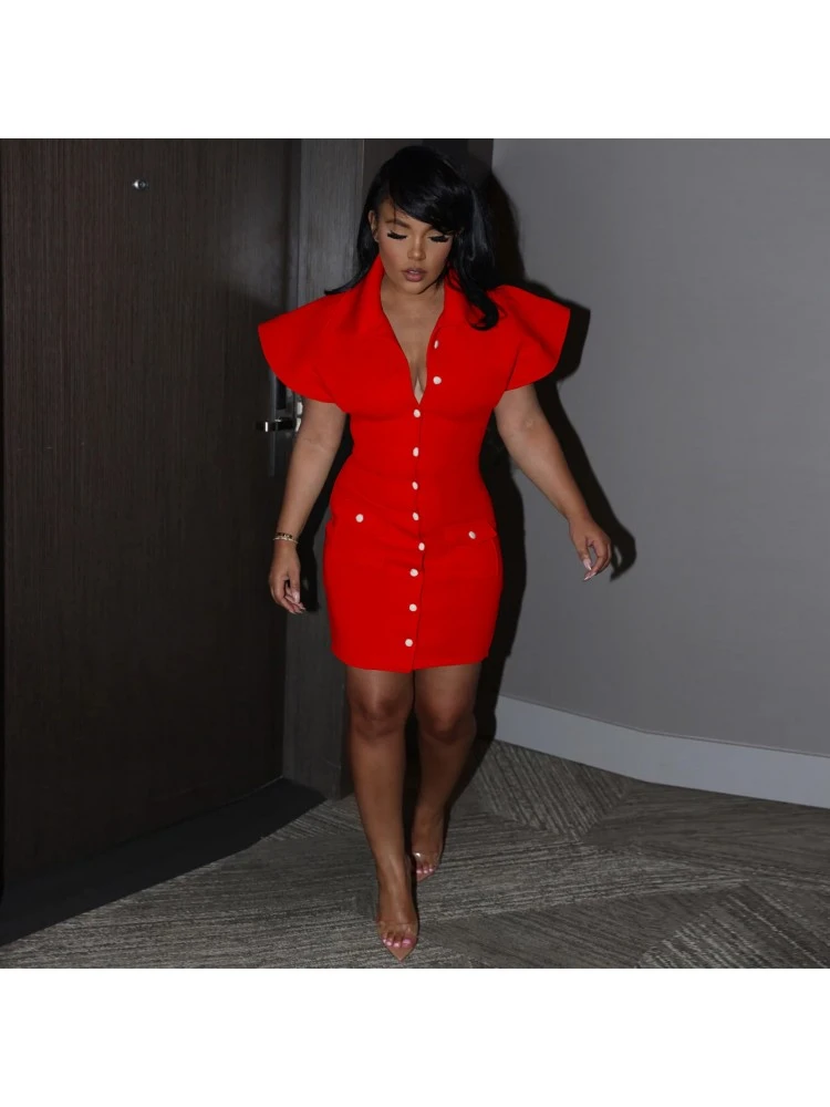 Casual Cap Sleeve Short Dresses For Women