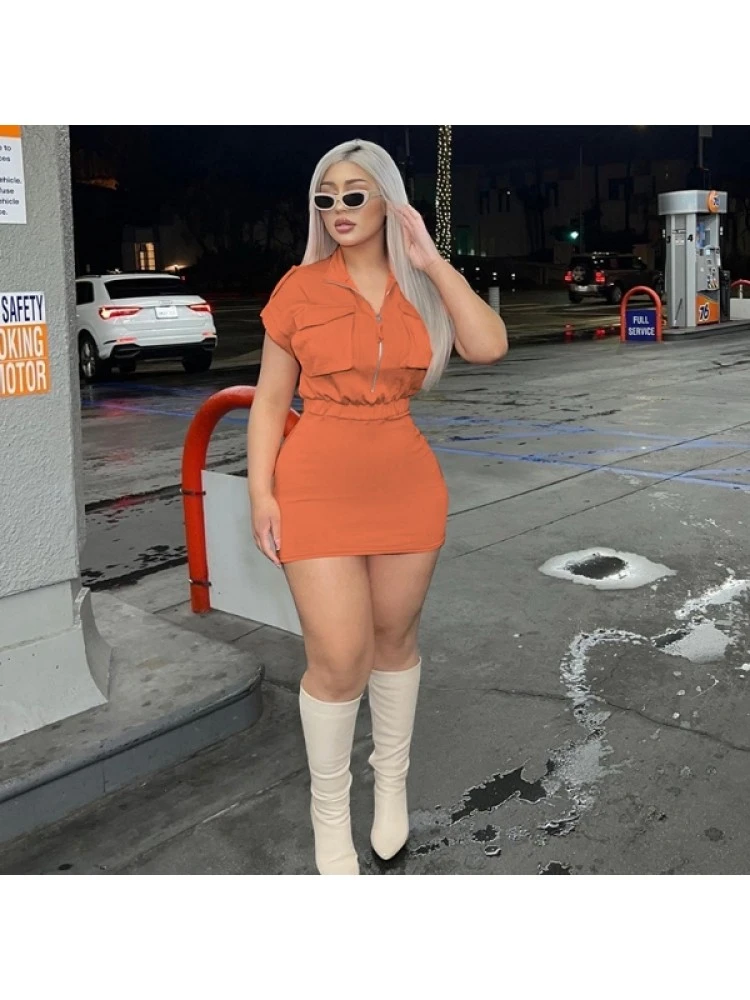 2023 Summer Work Style Short Sleeve Dress