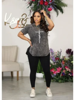 Casual Printed Sports Two-Piece Pants Sets