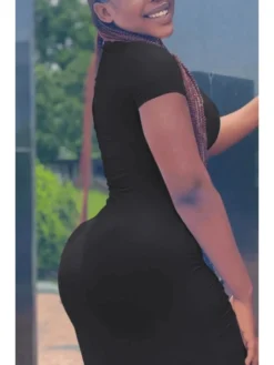 Casual Letter Printing Dress Women