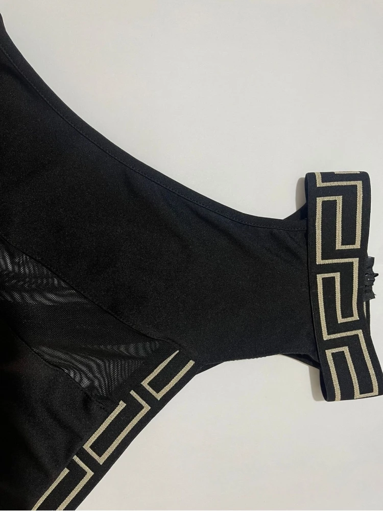 Sexy Mesh Patchwork Sleeveless Flared Leg Jumpsuits - Image 7