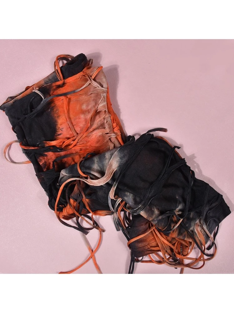 Ripped Sexy Halloween Long Sleeve Dress - Image 3