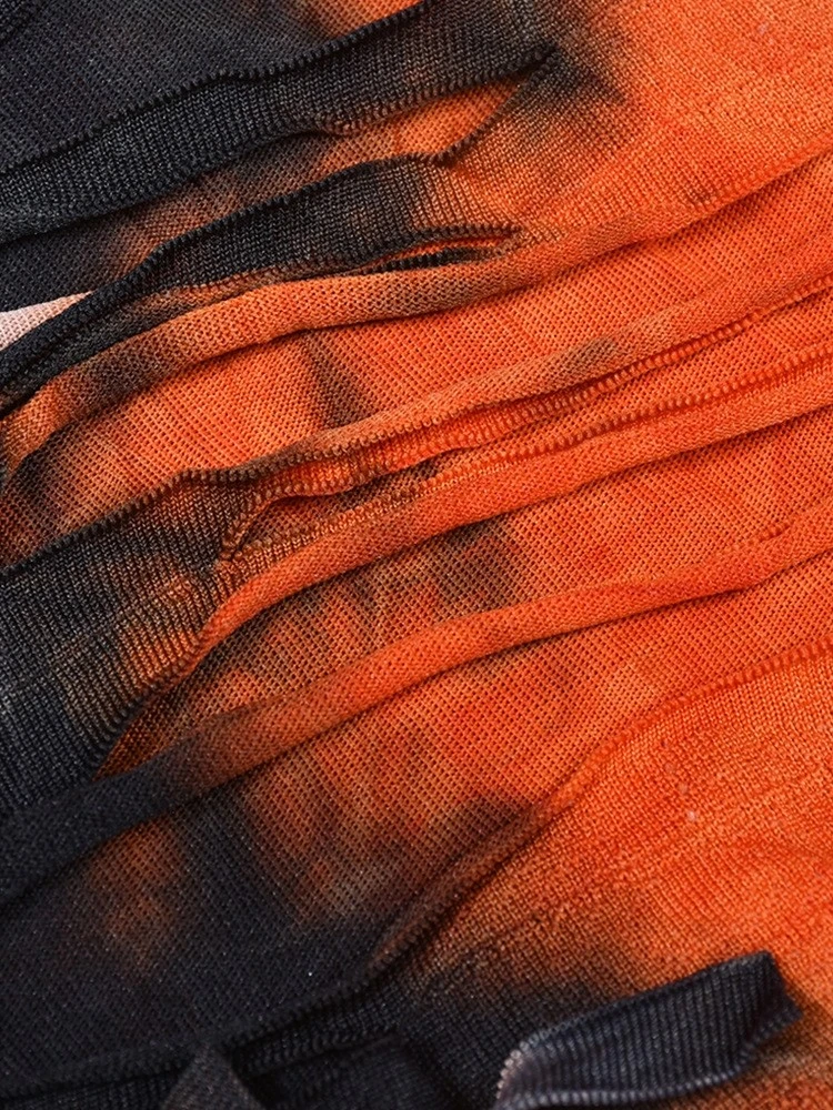 Ripped Sexy Halloween Long Sleeve Dress - Image 4