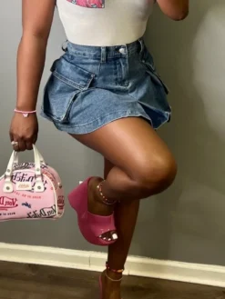 Sexy Slim Denim Mini Skirts