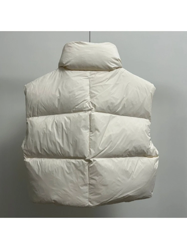 Solid Color Velvet Loose Down Coats - Image 2