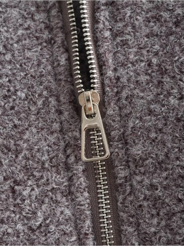 Patchwork Cotton Loose Jackets - Image 5