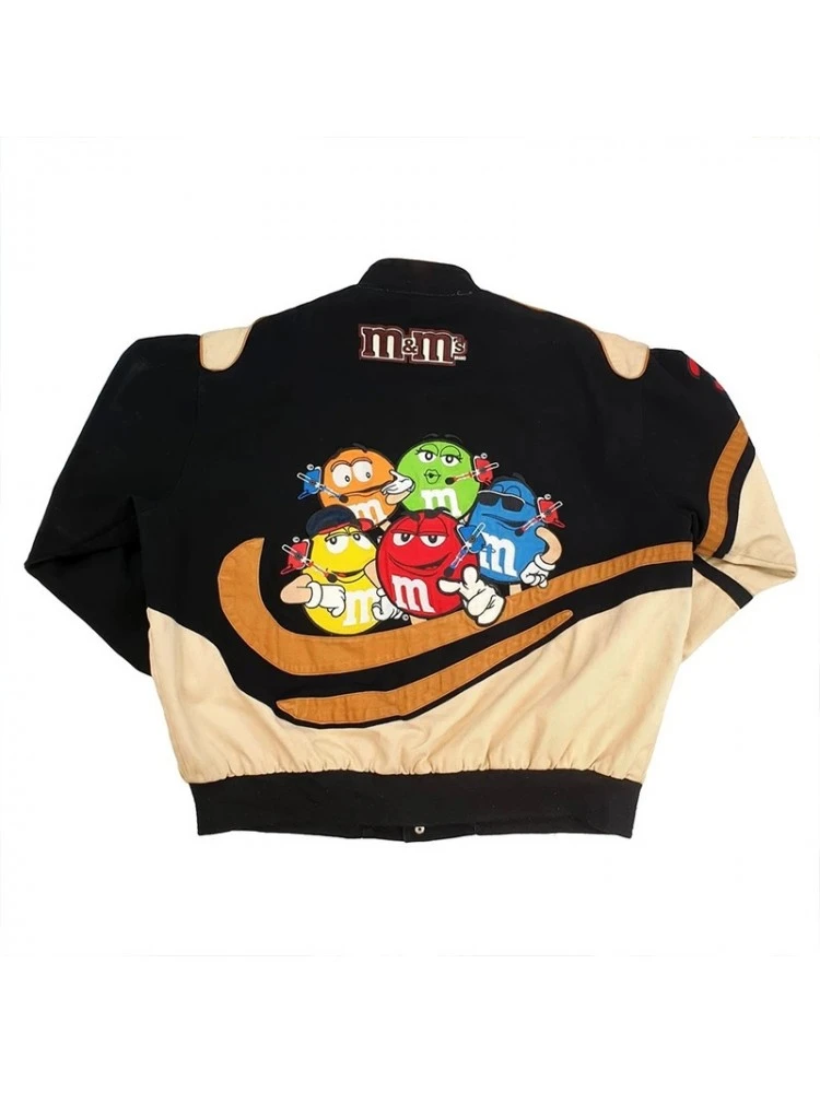 Letter Pattern Letter Zipper Jackets - Image 5