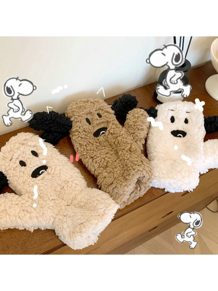 Animal Figure Halter Preppy Warm Gloves - Image 3