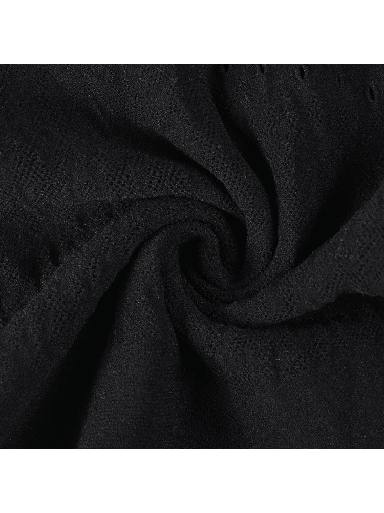 Hollow Out Knitting Slim Jumpsuits - Image 7