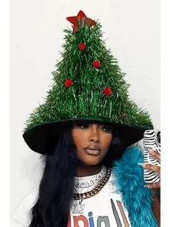 Patchwork Stacked Christmas Hat