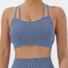 Solid Color Slim Yoga Bra