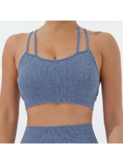 Solid Color Slim Yoga Bra