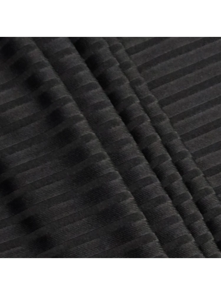 Solid Color Rib High Rise Maxi Dress - Image 8