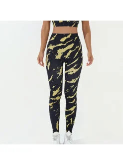 Camouflage Digital Printing High Rise Yoga Pants
