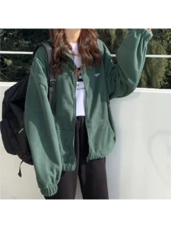 Embroidery Fleece Coats