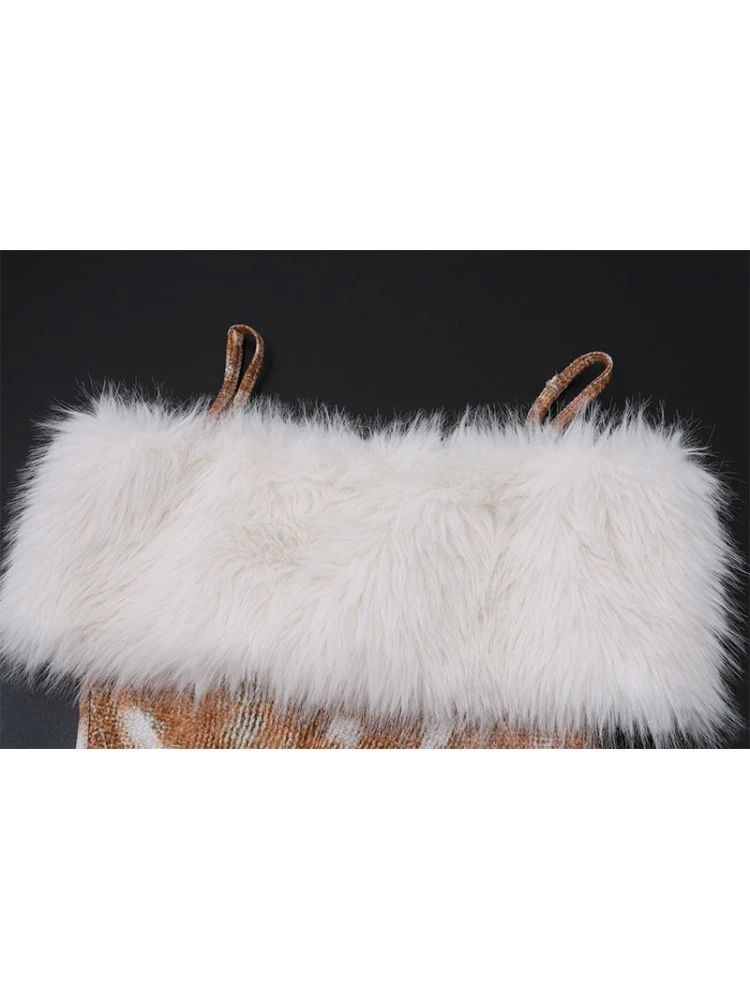 Patchwork Fluff Leisure Skirt Sets - Image 7