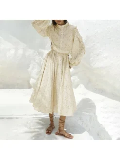 Stringy Selvedge Patchwork Swing Dresses