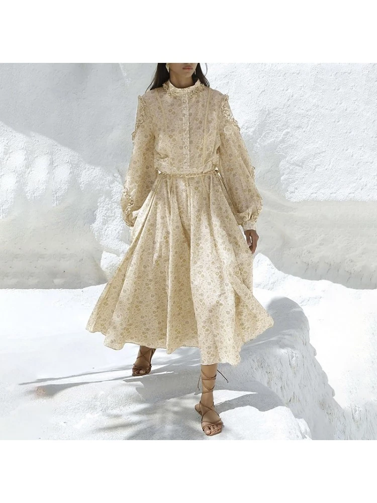 Stringy Selvedge Patchwork Swing Dresses - Image 2