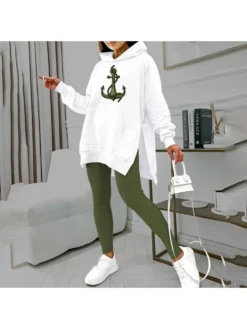 Hooded Long Sleeve Kangaroo Pocket Trouser Sets