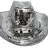 Reflective Plaid Cowboy Hat