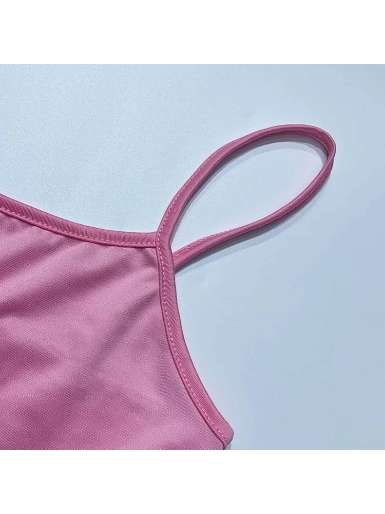 Irregular Patchwork Square Neck Skirt Sets - Image 5