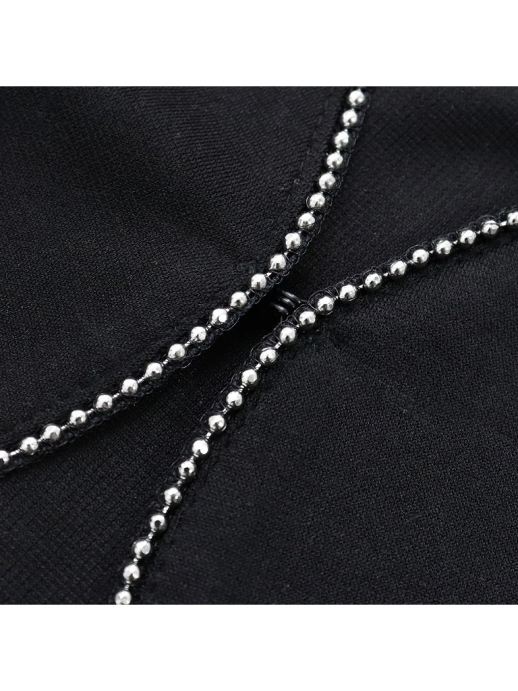 Patchwork High Rise Straight Jumpsuits - Image 10