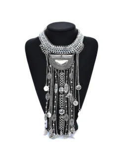 Fringe Crystal Necklace