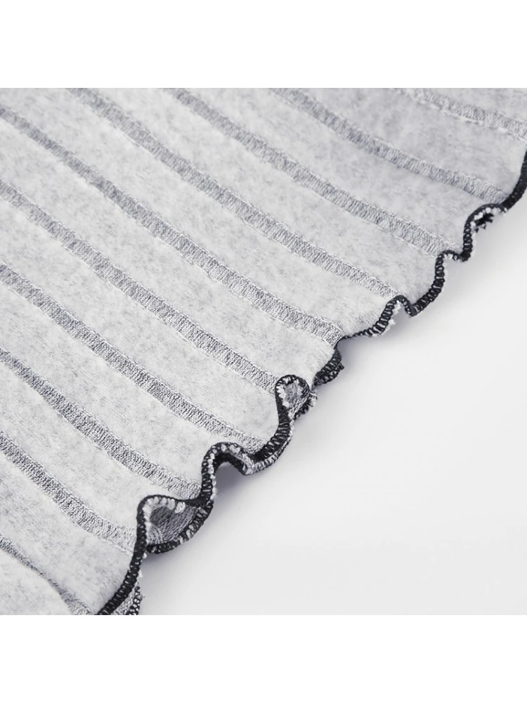 Patchwork Lace Spaghetti Straps Rib Rompers - Image 18