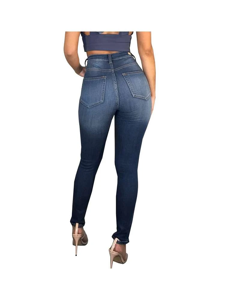 Ripped Slim High Rise Jeans - Image 7