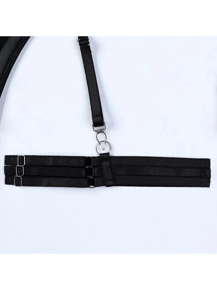 See Through Halter Neck Backless Sexual Sets - Image 8