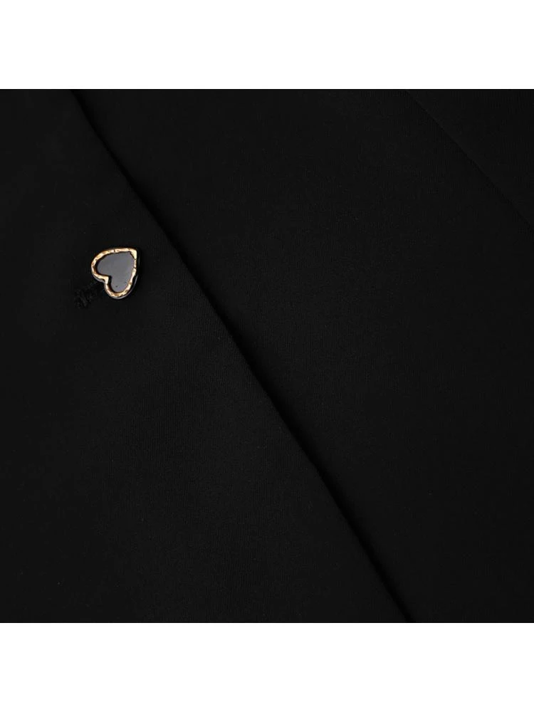 Colorblock Patchwork Long Sleeves Blazers Dress - Image 8