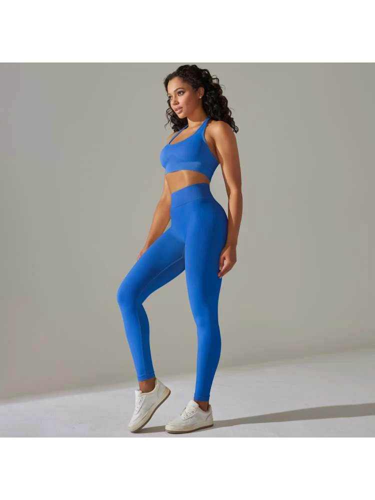 Halter Neck Skinny Yoga Sets - Image 3