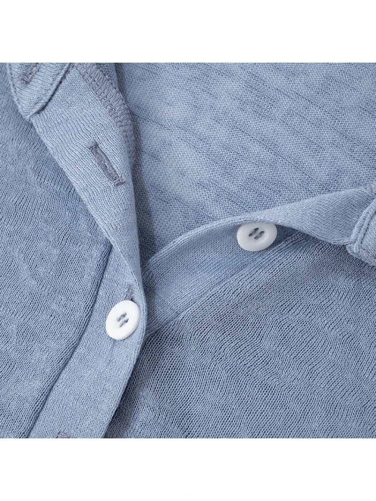 Lapel Button Up Fitted Rompers - Image 13