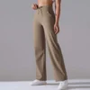 Solid Color Drawstring Loose Sporty Pants
