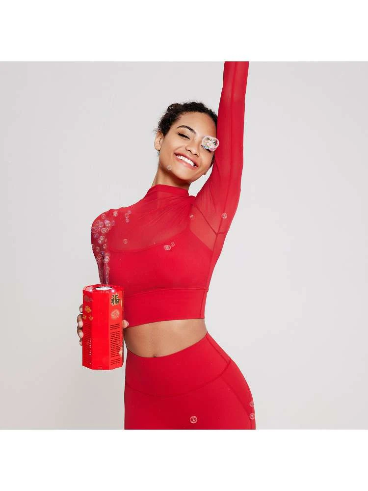 Patchwork Highneck Cropped Tank - Image 2