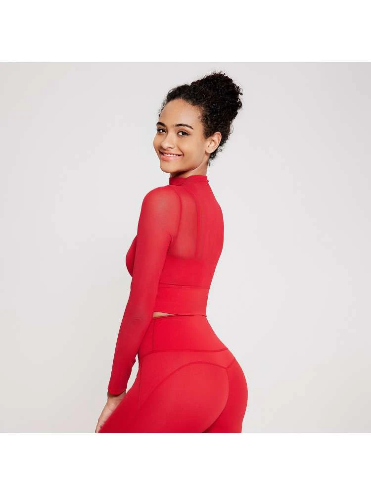 Patchwork Highneck Cropped Tank - Image 3