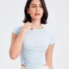 Ruched Slim Sporty Tank