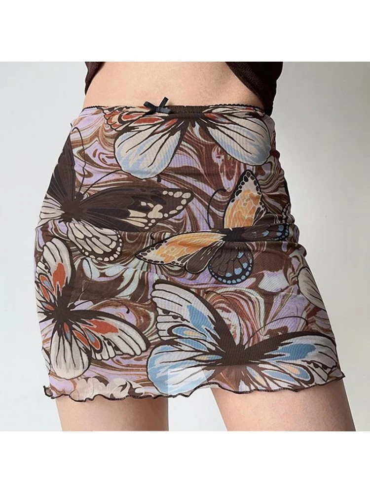 Stringy Selvedge High Rise Fitted Skirts