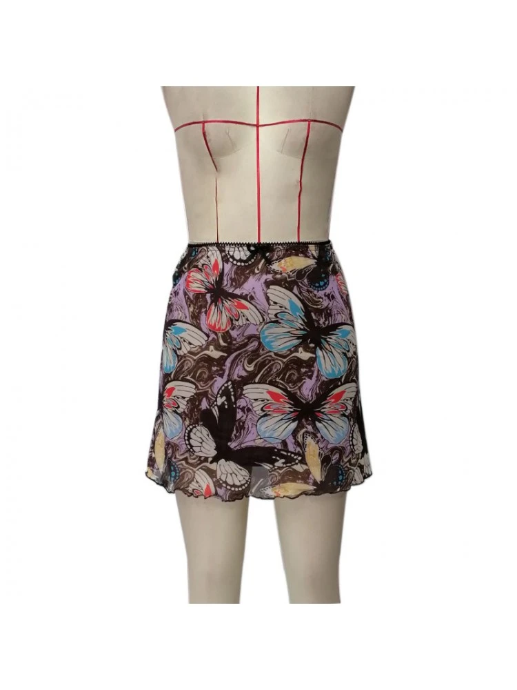 Stringy Selvedge High Rise Fitted Skirts - Image 4