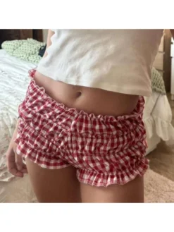 Print Low Rise Fitted Shorts