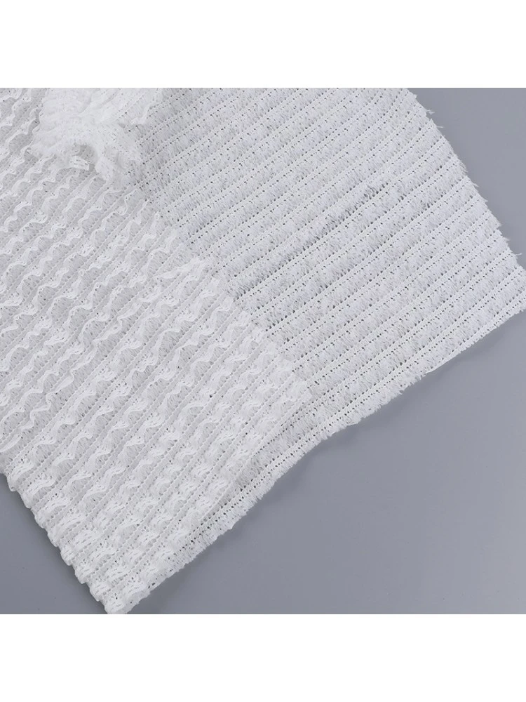 Patchwork Lace Backless Skirt Sets - Image 15