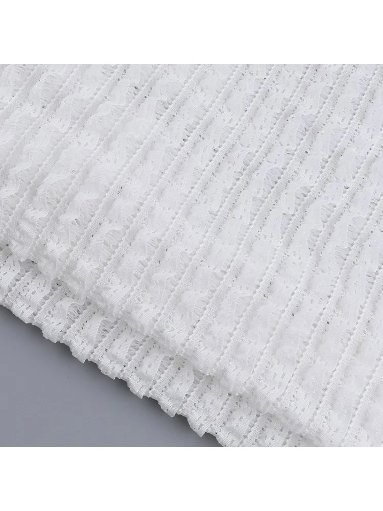 Patchwork Lace Backless Skirt Sets - Image 18