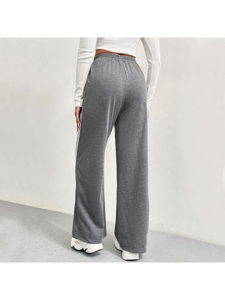 Patchwork Knitting Loose Pants - Image 3