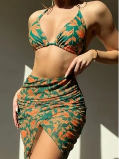 Colorblock Mid-rise Fitted Bikinis